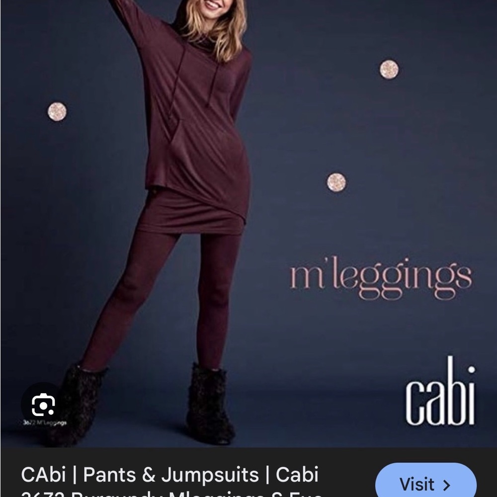 CAbi M'Leggings Deep Burgundy